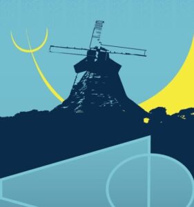 imagem de símbolo de Joinville anunciando material didático sobre os serviços em saúde mental da cidade de Joinville