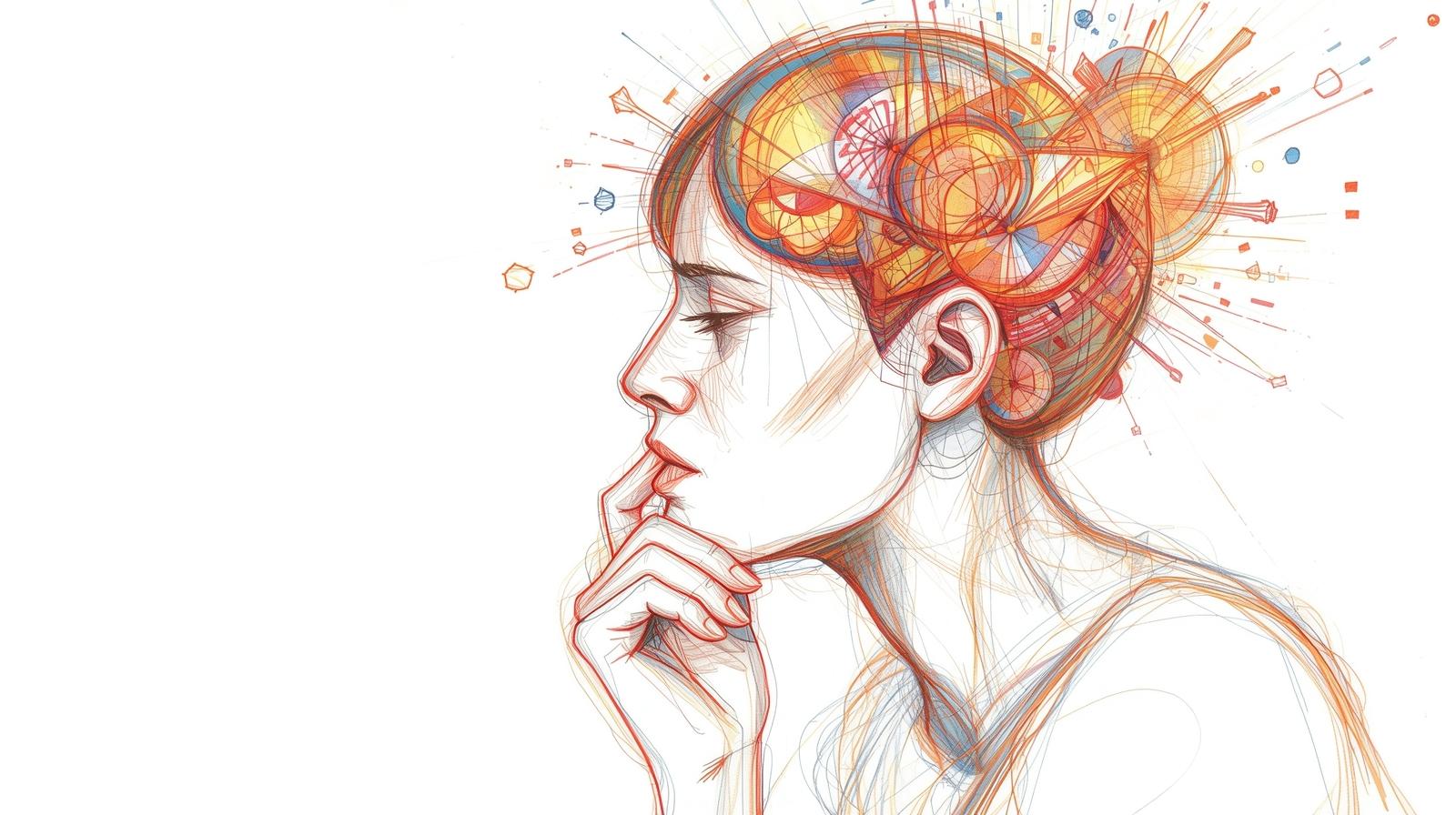 Pessoa tranquila refletindo sobre escolha de psicólogo em ambiente minimalista