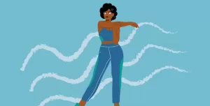 mulher se exercitando