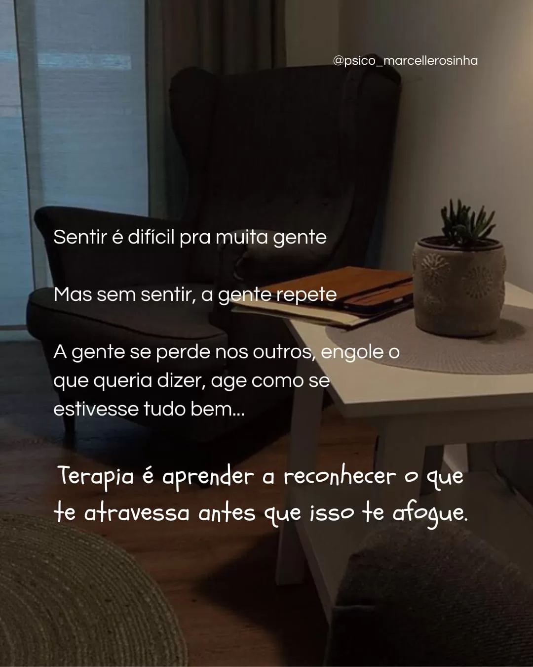 Slide 4 — sentir é difícil pra muita gente