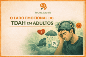 imagem de jovem rapaz em sofrimento decorrente de tdah e desregulação emocional com cores em vermelho e verde