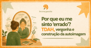 imagem ilustrativa simbolizando uma pessoa com vergonha pelo Tdah